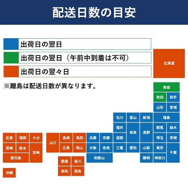 ブールミッシュの配送日数の画像